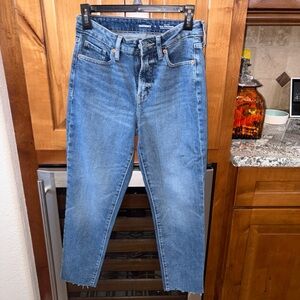 Old Navy Women's Straight Leg Jeans - Blue